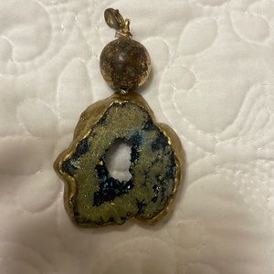 Blue green pendant